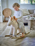 Merlen Rocking Toy Horse White Polyester